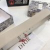 Dior D Belt, Hong Kong Duty-Free Gift Box 🎁 (NXP RFID Tag with Official Website Authentication, Genuine Anti-Counterfeit Chip), Stainless Steel Polished Hardware, Electroplated Finish, Unisex Design