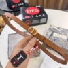 Influencer Favorite, Shop Owner Recommended - Dior Women's Leather Belt, Trending Style, Genuine Imported Leather, ZP-Synchronized CD Hardware, 2.0 cm Width