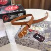Influencer Favorite, Shop Owner Recommended - Dior Women's Leather Belt, Trending Style, Genuine Imported Leather, ZP-Synchronized CD Hardware, 2.0 cm Width