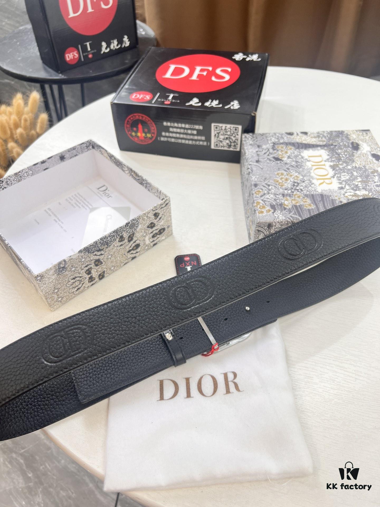 Dior D Belt, Hong Kong Duty-Free Gift Set (NXP Tag with Anti-Counterfeit Chip, Official Website Verifiable)