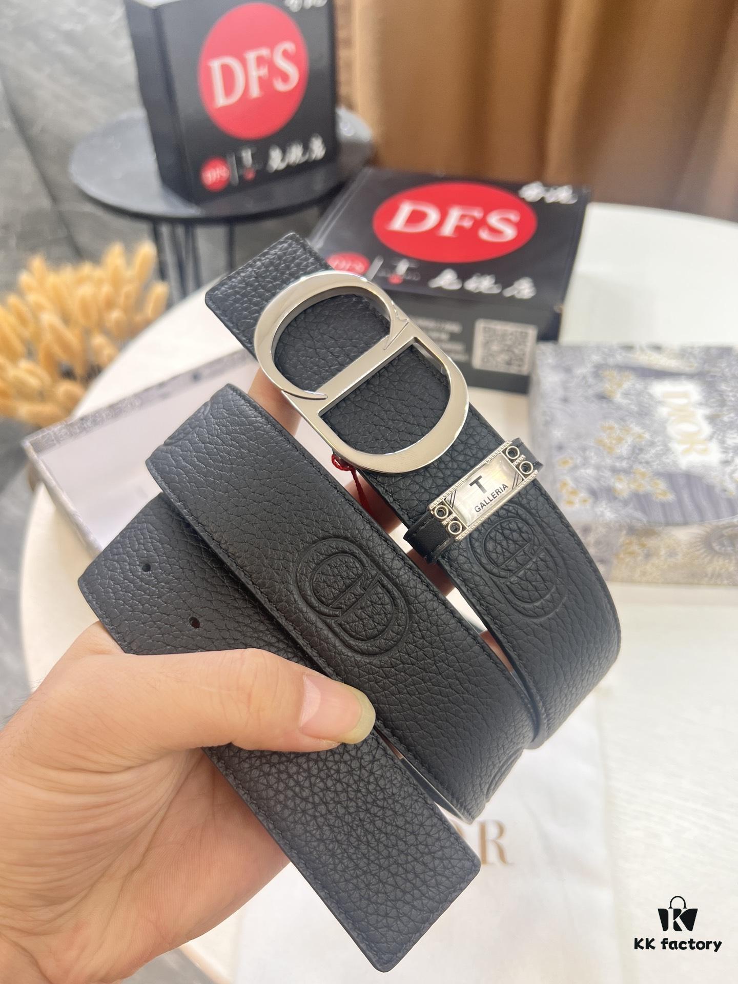 Dior D Belt, Hong Kong Duty-Free Gift Set (NXP Tag with Anti-Counterfeit Chip, Official Website Verifiable)