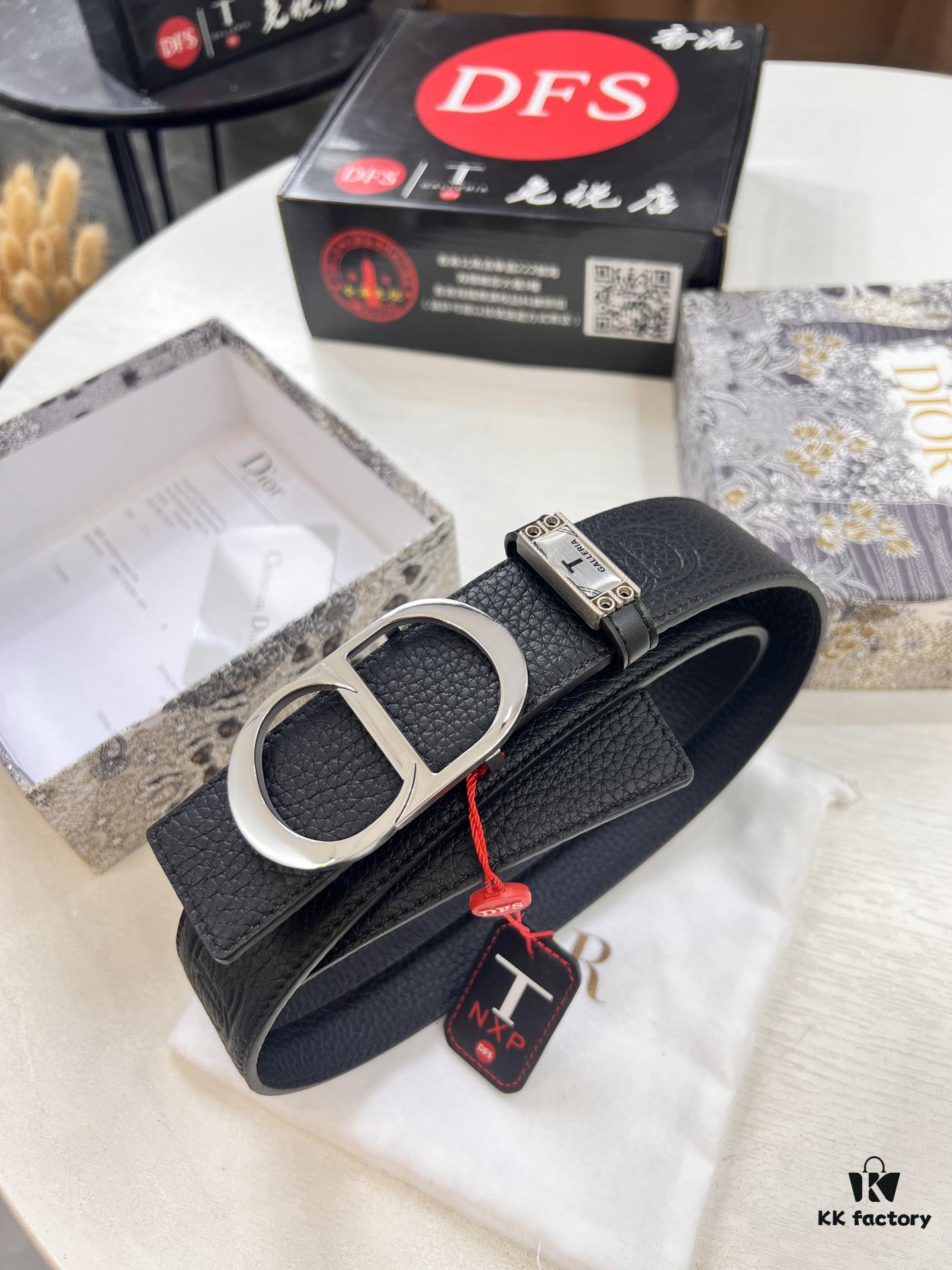 Dior D Belt, Hong Kong Duty-Free Gift Set (NXP Tag with Anti-Counterfeit Chip, Official Website Verifiable)