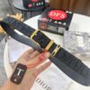 Shop Owner Recommended 🎺🎺 Dior Unisex Belt, Latest Couple's Style, Original Imported Embroidered Custom Fabric, Full-Grain Calfskin with Lychee Texture, ZP Synchronized Polished Metal Buckle, 3.5cm Width