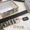 Dior Unisex Belt, Latest Couple's Style, Genuine Leather with Embroidered Custom Fabric, Imported from Original Factory
