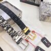 Dior Unisex Belt, Latest Couple's Style, Genuine Leather with Embroidered Custom Fabric, Imported from Original Factory