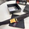 Top-Quality Original Leather Belt, Genuine Hong Kong Duty-Free T Gift Box (NXP Hangtag with Authenticity Chip Recognizable on Official Website), Montblanc Stainless Steel Hardware, Automatic Star Buckle Series, High-Ion Plating for Fade Resistance: Zegna