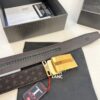 Top-Quality Original Leather Belt, Genuine Hong Kong Duty-Free T Gift Box (NXP Hangtag with Authenticity Chip Recognizable on Official Website), Montblanc Stainless Steel Hardware, Automatic Star Buckle Series, High-Ion Plating for Fade Resistance: Zegna