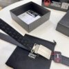 Top-tier Genuine Leather Belt, Original Factory Hong Kong Duty-Free T Gift Box (NXP Hang Tag with Verifiable Anti-Counterfeit Chip Recognizable on Official Website), Montblanc Stainless Steel Hardware, Automatic Star Buckle Series, High-Ion Plating for Fade Resistance: Zegna