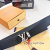 Top-Tier Louis Vuitton LV Belt, Authentic Stainless Steel Hardware, French Box Calf Leather, 3.8cm Width