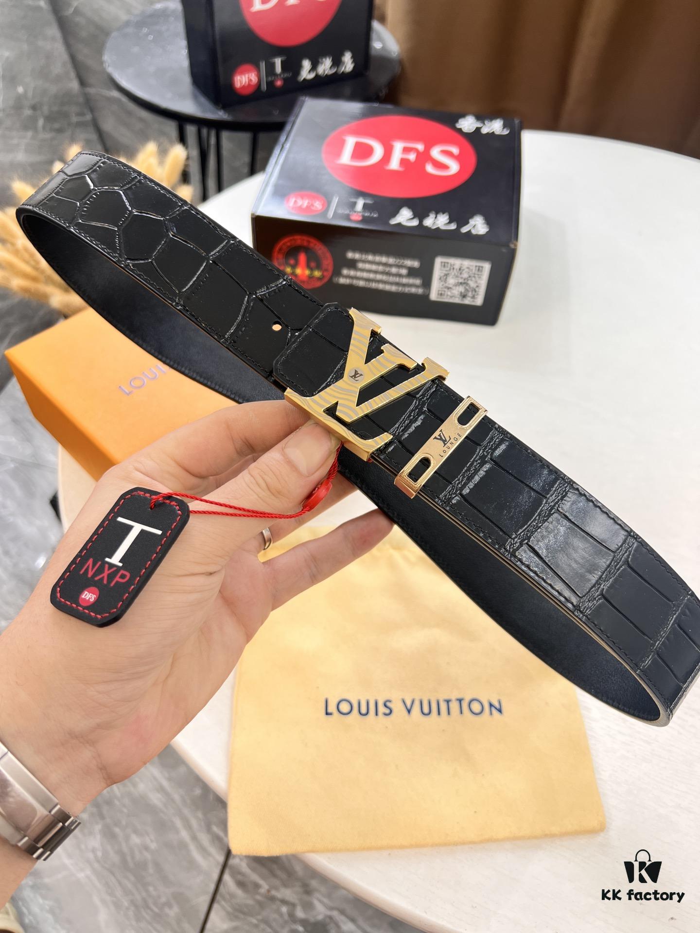Top-Tier Belt, Original Factory Hong Kong Duty-Free T Gift Box (NXP Hang Tag with Verifiable Official Website RFID Chip)
