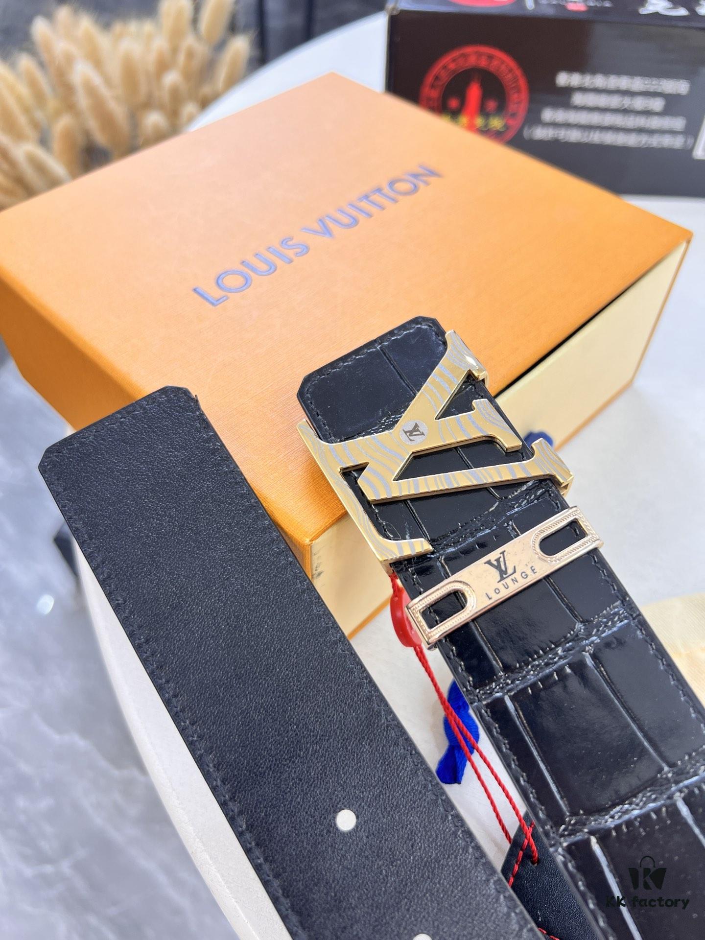 Top-Tier Belt, Original Factory Hong Kong Duty-Free T Gift Box (NXP Hang Tag with Verifiable Official Website RFID Chip)