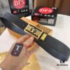 Top-tier Leather Belt, Hong Kong Duty-Free T Gift Box 🎁 (NXP RFID Tag with Official Website Verification, Authentic Anti-Counterfeit Chip) - LV Corrosion-Pierced Stainless Steel Hardware, Italian Imported Calfskin