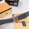 LV Men's Belt, New Arrival, High-End Custom Leather, 3.8cm Width, Full-Grain Suede Calfskin, Corrosion-Finished Hardware, Authenticity Verified via NXP Chip