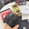 Givenchy Men's Belt - Original Factory Direct, Genuine Ox Leather with Logo Buckle, 3.8cm Width, Duty-Free Hong Kong Gift Box Edition