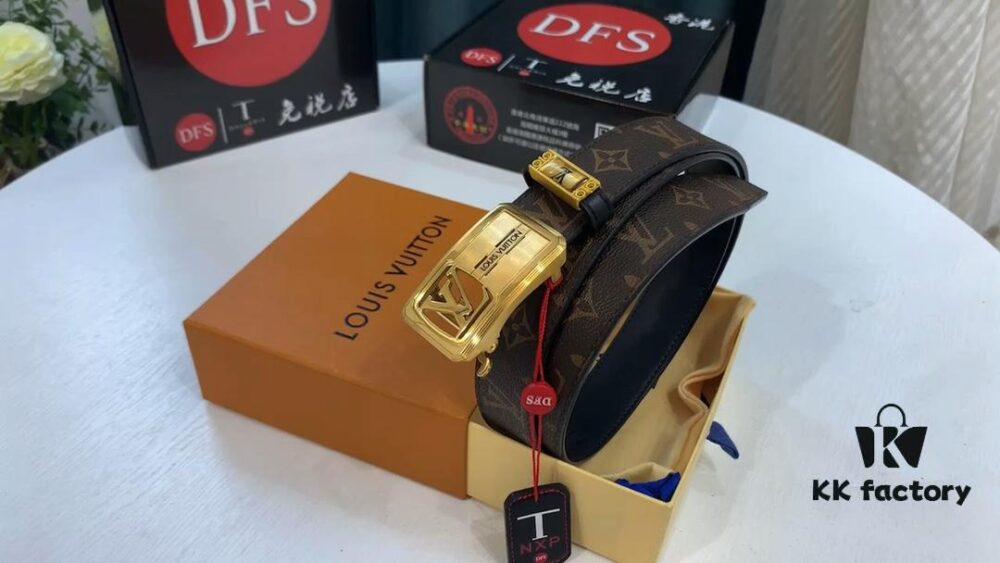 Top-Grade Premium Custom Cowhide Automatic Buckle Men's Business Belt