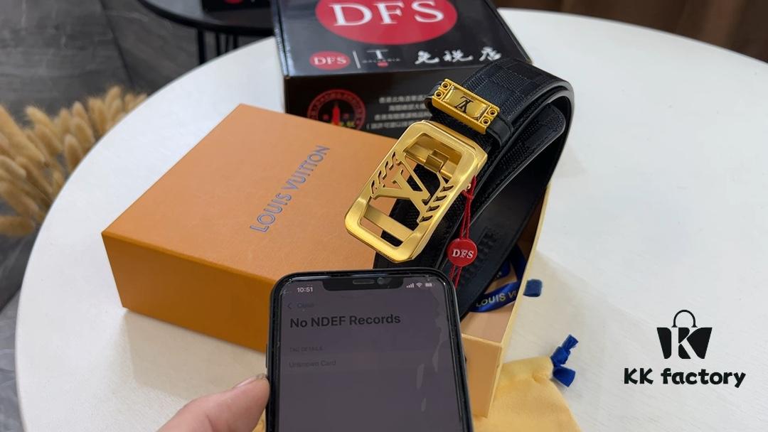 Arrival of Goods. Video Anti-counterfeiting Sensing Network Automatic Trendy Belt, Automatic LV Stainless Steel Hardware