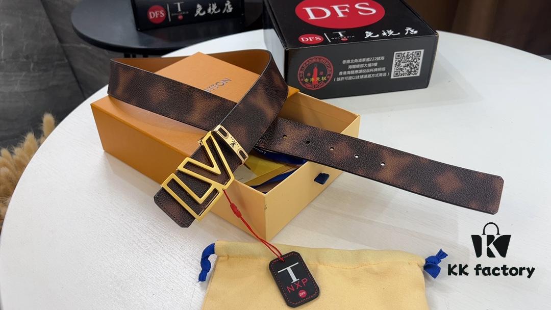 LV New Style Belt, Fashionable Casual Design, Reversible Use