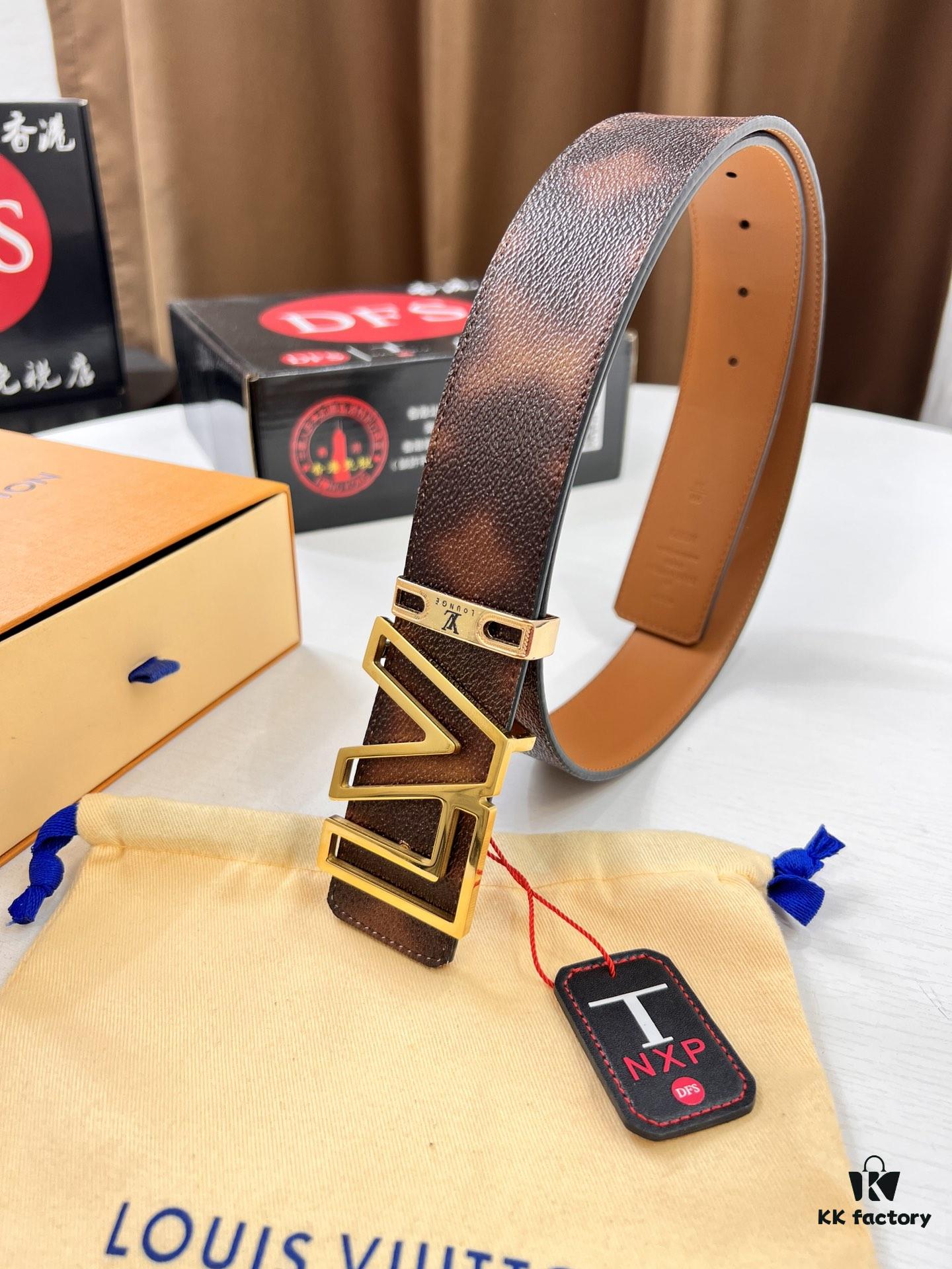 New Arrival Authentic Louis Vuitton LV Men's Belt