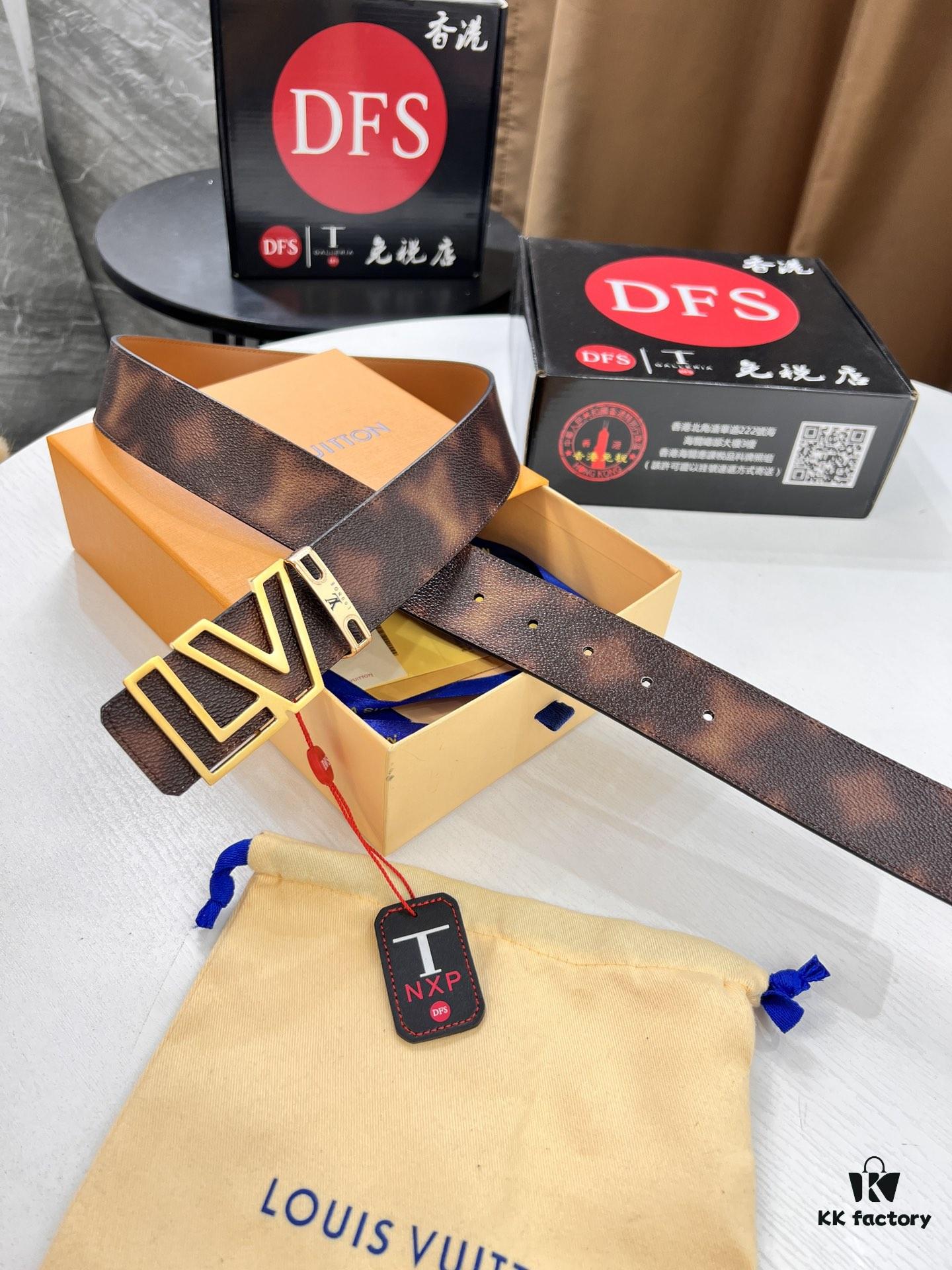 New Arrival Authentic Louis Vuitton LV Men's Belt