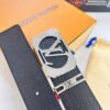 Top-Tier Louis Vuitton LV Belt – Genuine French Calfskin with NXP RFID Chip, 3.8cm Width, Premium Duty-Free Gift Box