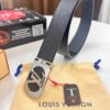 Top-Tier Louis Vuitton LV Belt – Genuine French Calfskin with NXP RFID Chip, 3.8cm Width, Premium Duty-Free Gift Box