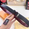 Top-Tier Louis Vuitton LV Belt, Original Factory Hong Kong Duty-Free T Gift Box, Genuine Full-Grain French Calfskin, 3.8cm Width, NXP RFID Chip Compatible with Official Website Verification