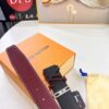 Top-Tier Louis Vuitton LV Belt, Original Factory Hong Kong Duty-Free T Gift Box, Genuine Full-Grain French Calfskin, 3.8cm Width, NXP RFID Chip Compatible with Official Website Verification