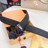 Top-Tier Louis Vuitton LV Belt, Original Factory Hong Kong Duty-Free T Gift Box, Genuine Full-Grain French Calfskin, 3.8cm Width, NXP RFID Chip Compatible with Official Website Verification