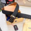 Top-Tier Louis Vuitton LV Belt, Genuine First-Layer French Calfskin, 3.8cm Width, Original Factory Premium Duty-Free Hong Kong Gift Box, NXP RFID Tag (Verifiable on Official Website), Stainless Steel Hardware