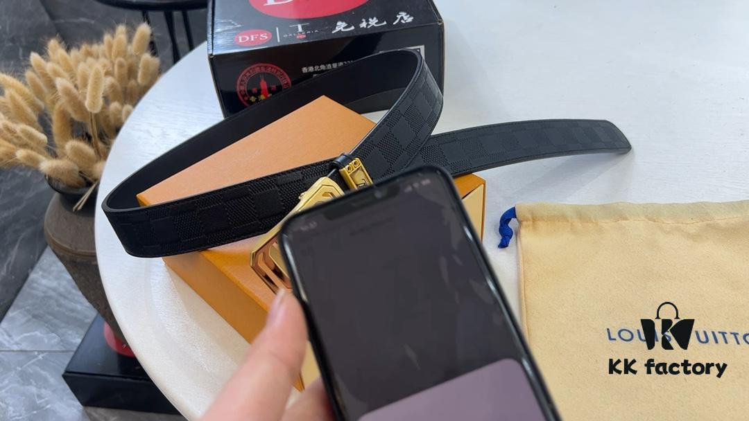 Arrival of Goods. Video Anti-counterfeiting Sensing Network Automatic Trendy Belt, Automatic LV Stainless Steel Hardware