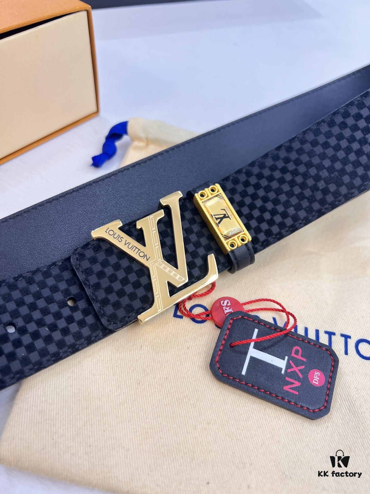 Top-Tier Belt, Original Factory Premium Hong Kong Duty-Free T Gift Box (NXP Hang Tag with Verifiable Official Website RFID Chip)