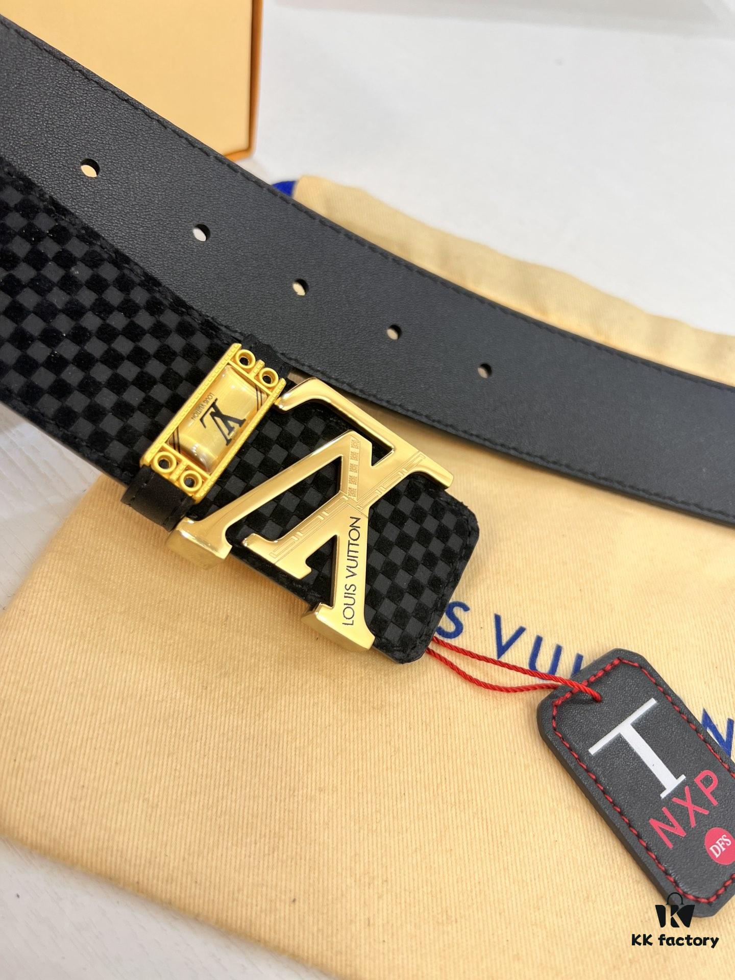 Top-Tier Belt, Original Factory Premium Hong Kong Duty-Free T Gift Box (NXP Hang Tag with Verifiable Official Website RFID Chip)