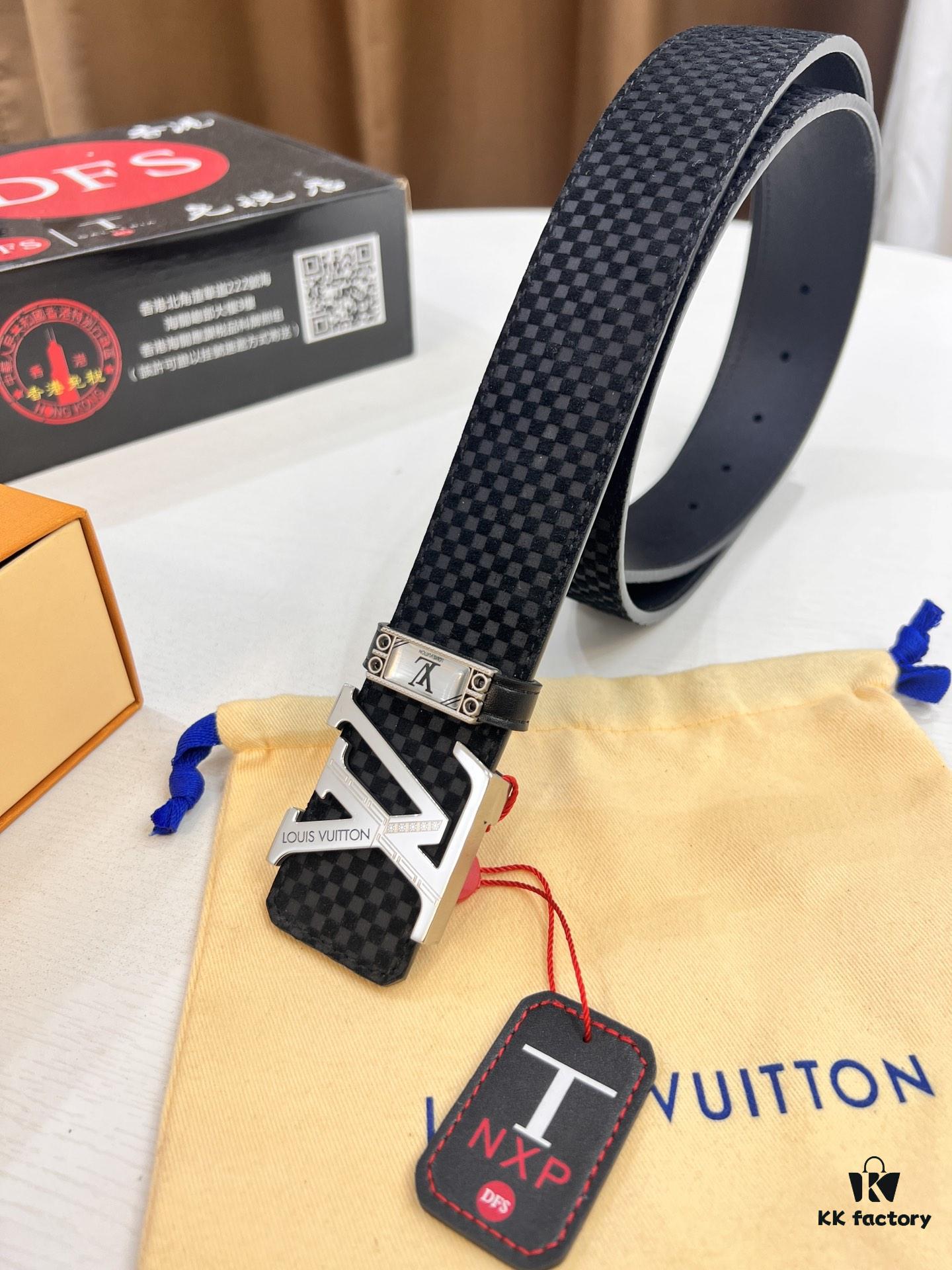 Top-Tier Belt, Original Factory Premium Hong Kong Duty-Free T Gift Box (NXP Hang Tag with Authentic Website-Recognizable Chip, Genuine Anti-Counterfeit Technology)