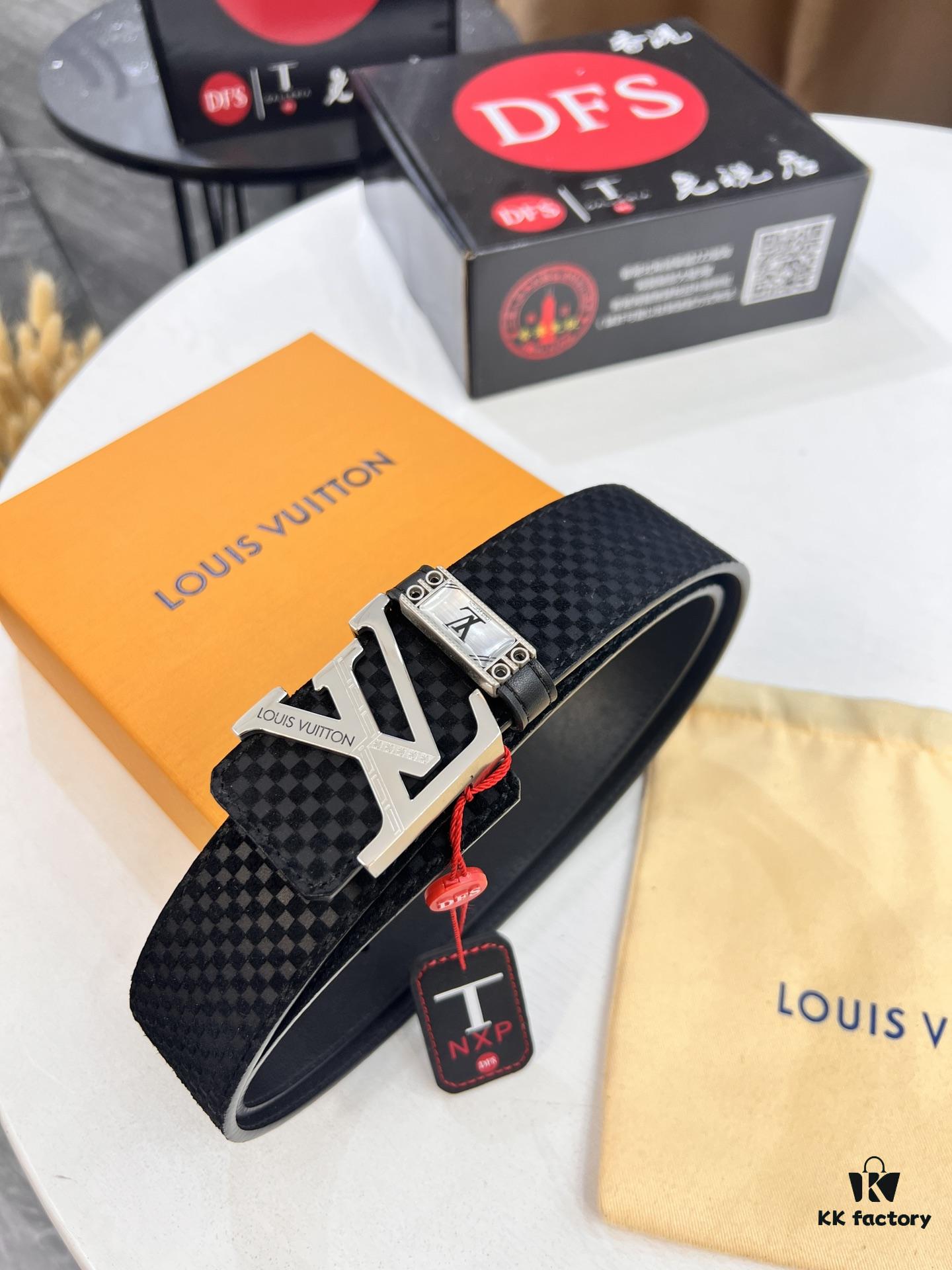 Top-Tier Belt, Original Factory Premium Hong Kong Duty-Free T Gift Box (NXP Hang Tag with Authentic Website-Recognizable Chip, Genuine Anti-Counterfeit Technology)