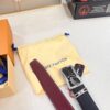 Luxury LV Belt - Top-tier Hong Kong Duty-Free Gift Box, Genuine First-Layer Embossed Calfskin, 3.8cm Width, Steel Hardware, NFC Chip (NXP Tag), Authenticity Guaranteed