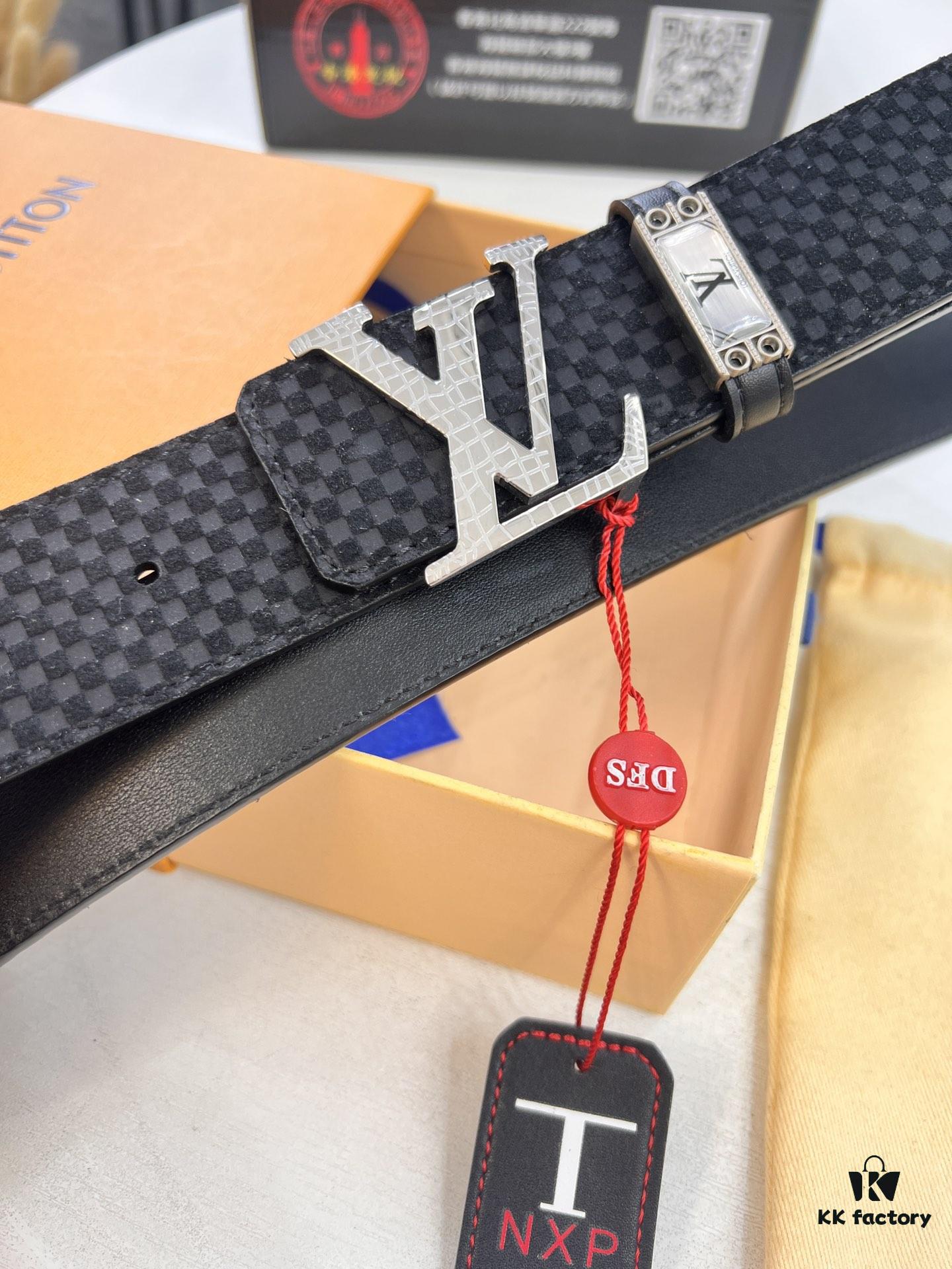 Top-Tier Belt, Original Factory Premium Hong Kong Duty-Free T Gift Box 🎁 (NXP Hang Tag with RFID Authentication Compatible with Official Website, Genuine Anti-Counterfeit Chip)