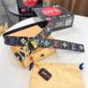 Louis Vuitton LV Men's Belt, 3.8cm Width, Reversible Design, Genuine Top-Layer Cowhide Leather, Original Factory Print, High-Quality Hardware