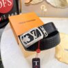 Top-Tier Leather Belt, Original Factory Hong Kong Duty-Free T Gift Box (NXP RFID Tag with Verifiable Anti-Counterfeit Chip)