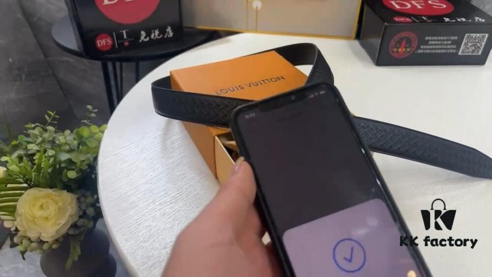 Arrival of Goods. Video Anti-Counterfeiting Sensing Network Automatic Trendy Belt, Automatic LV Stainless Steel Hardware