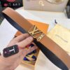Top-Tier Louis Vuitton LV Belt – Genuine Full-Grain French Calfskin, 3.8cm Width, Premium Hong Kong Duty-Free T Gift Box, Original NXP RFID Tag (Verifiable on Official Website), Solid Stainless Steel Hardware