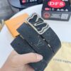 LV Men's Belt, Imported Genuine First-Layer Cowhide, Reversible Design, 3.8cm Width, High-Quality with NXP Anti-Counterfeit Chip