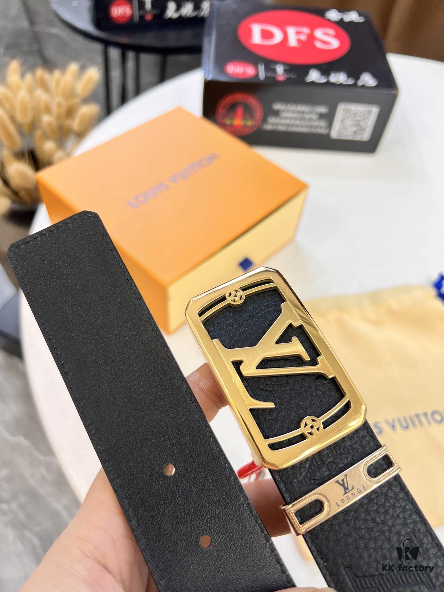 Top-Tier Leather Belt, Hong Kong Duty-Free T Gift Box 🎁 (NXP Tag with Authenticity Chip Recognizable on Official Website)