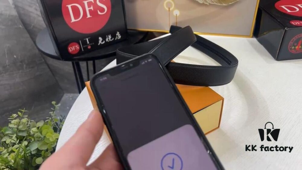 Arrival of Goods. Video Anti-counterfeiting Sensing Network Entry Automatic Trendy Belt, Automatic LV Stainless Steel Hardware