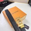 Louis Vuitton Automatic Buckle Belt, Premium Cowhide with Embossed Logo, 3.5cm Width, Top Quality Genuine Leather for Business Formal Wear