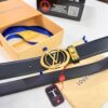 Louis Vuitton Belt, Custom Cowhide, Top-Quality Business Formal Accessory