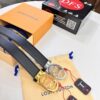 Louis Vuitton Belt, Custom Cowhide, Top-Quality Business Formal Accessory