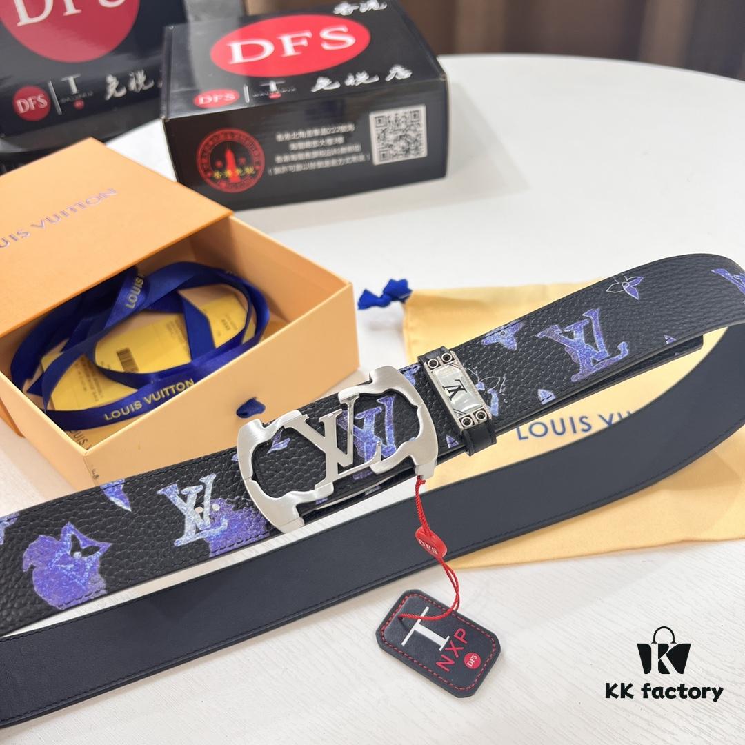 New Arrival Authentic Louis Vuitton LV Men's Belt