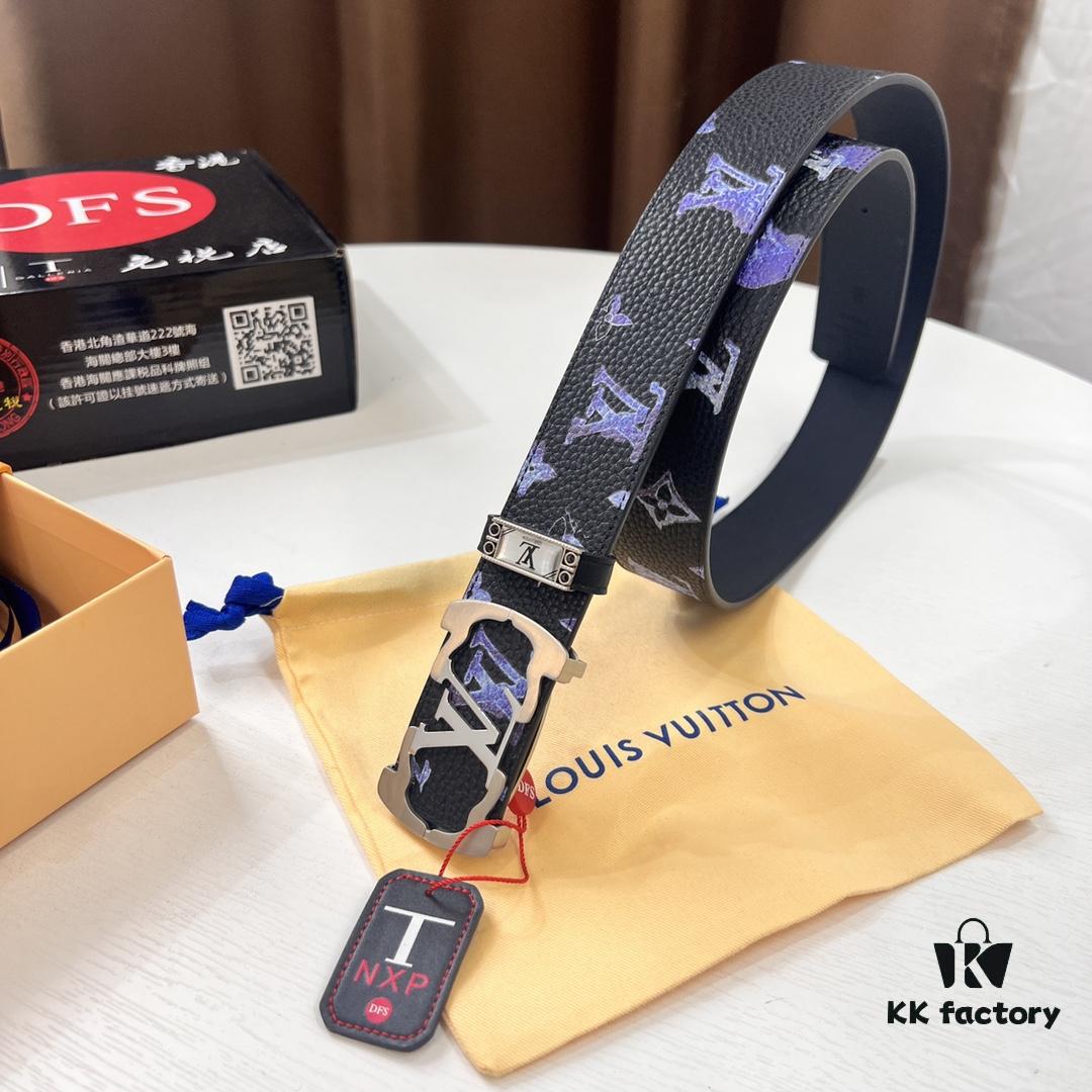 New Arrival Authentic Louis Vuitton LV Men's Belt