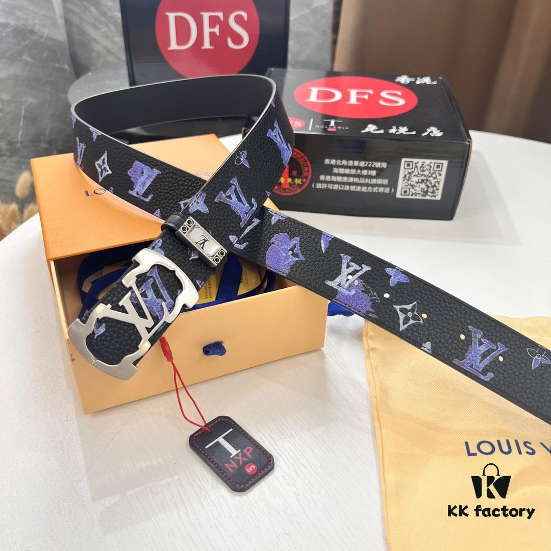 New Arrival Authentic Louis Vuitton LV Men's Belt