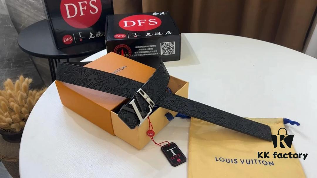 New LV Monogram Belt, Stylish Casual Style, Available on Official Website